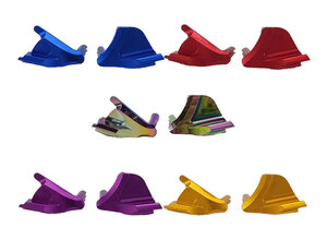 Unisoft Unisoft Aluminum Ambidextrous Thumb Safety Set for Tokyo Marui Hi Capa / 1911