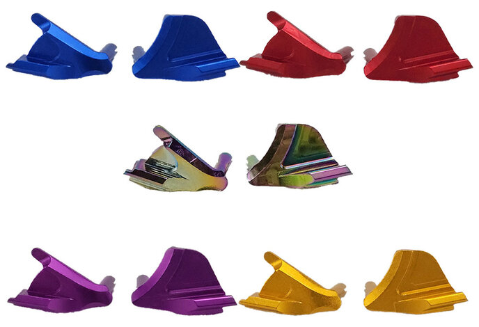 Unisoft Aluminum Ambidextrous Thumb Safety Set for Tokyo Marui Hi Capa / 1911