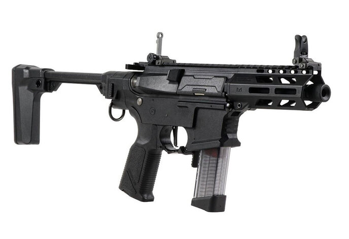 G&G ARP9 3.0 Polymer Receiver M4 PDW AEG with 4.5 inch Polymer M-LOK Rail