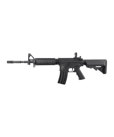 AEX Custom BIG RED Specna Arms M4 AEG Rifle CORE Series M4 MLOK Carbine  SA-C24 Black - Airsoft Extreme