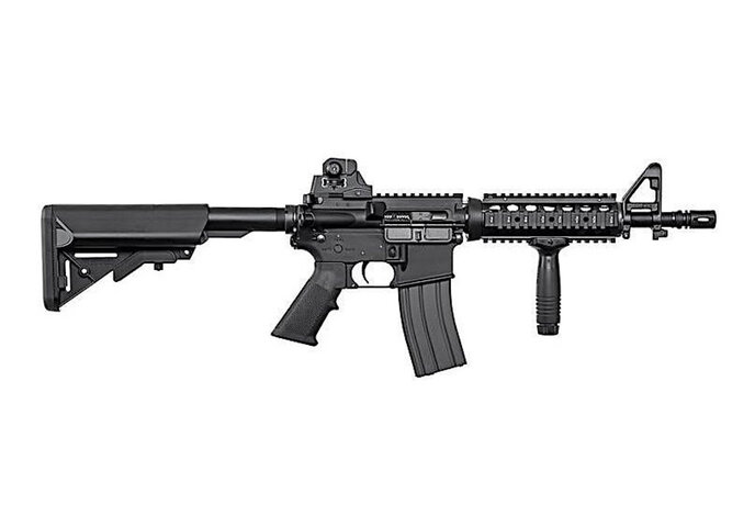Tokyo Marui M4 CQBR BLOCK 1 Gas Blowback Rifle with MWS ZET System w/ Cerakote Firearm Finish