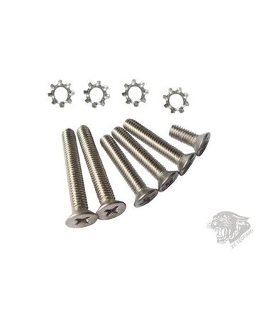ZCI ZCI V2 Gearbox Screw Set, Stainless Steel