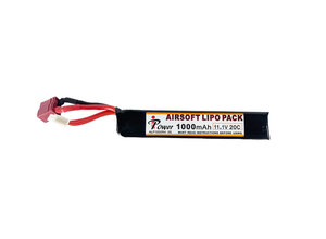 iPower iPower 11.1v 1000mAh 20C Short PDW LiPo Battery Deans