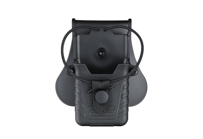 Amomax Paddle Radio Holster w/Molle adapter, Baofeng UV Series, Black