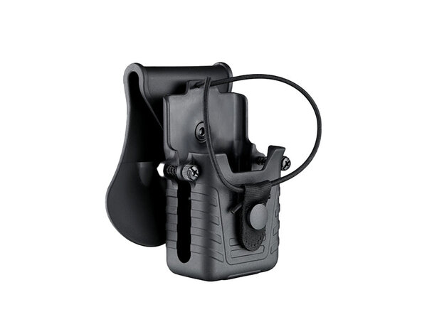 Amomax Amomax Paddle Radio Holster w/Molle adapter, Baofeng UV Series, Black