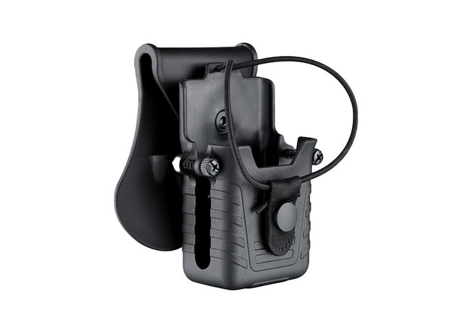 Amomax Paddle Radio Holster w/Molle adapter, Baofeng UV Series, Black
