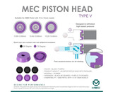 MEC V Piston Head Set