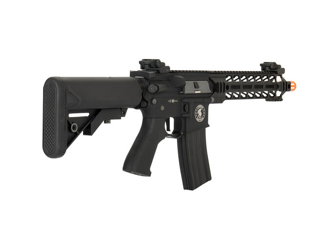 Lancer Tactical GEN2 M4 Enforcer Proline 10" Battle Hawk PDW High FPS Metal Rifle Black