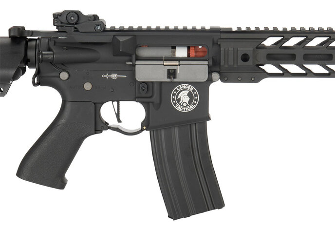 Lancer Tactical GEN2 M4 Enforcer Proline 10" Battle Hawk PDW High FPS Metal Rifle Black