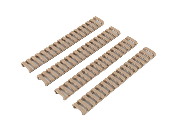 Ladder rail cover, 17 slot, pair