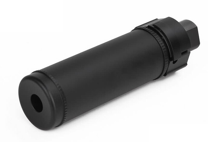 Big Dragon 118mm QD Quick Detach Silencer with Flash Hider, Black