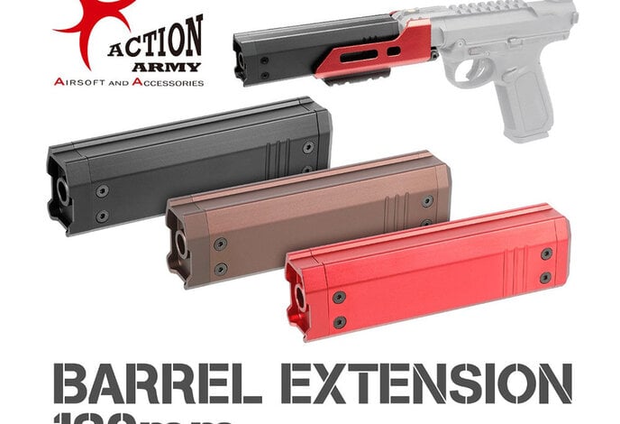 ASG AAP Long Barrel Extension, 14mm CCW