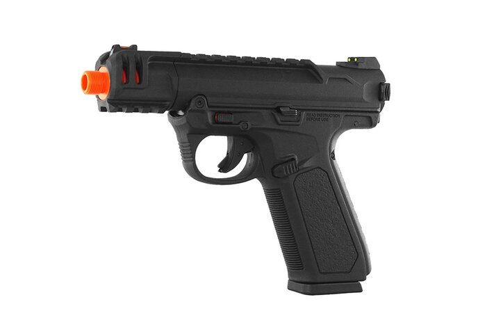 Action Army AAP-01C Green Gas Pistol, Semi / Full-Auto, Black