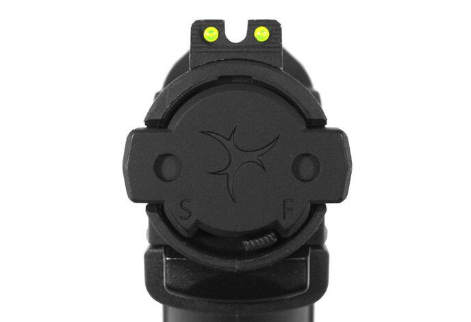 Action Army AAP-01C Green Gas Pistol, Semi / Full-Auto, Black