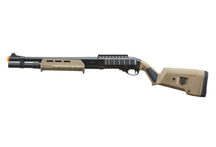 Golden Eagle M870 MP M-LOK Style 3/6-Shot Pump Action Gas Shotgun