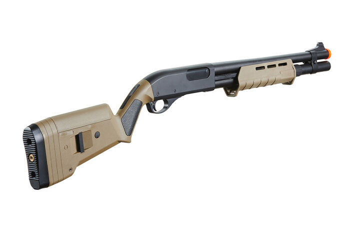 Golden Eagle M870 MP M-LOK Style 3/6-Shot Pump Action Gas Shotgun
