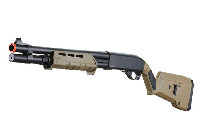 Golden Eagle M870 MP M-LOK Style 3/6-Shot Pump Action Gas Shotgun