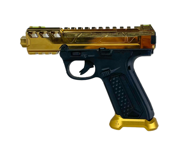 Airsoft Extreme AEX Custom GOLDFINGER Action Army AAP-01 Gas Blowback Custom Gun