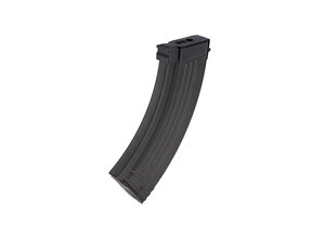 AK-47 metal 150 round mid cap magazine, black