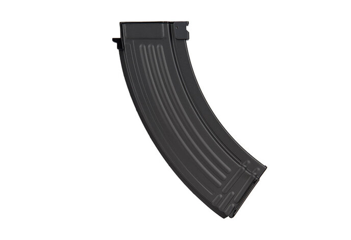 AK-47 metal 150 round mid cap magazine, black