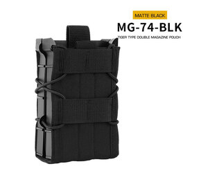 Wosport Tiger Type Single Stacker 5.56 Magazine Pouch - Airsoft