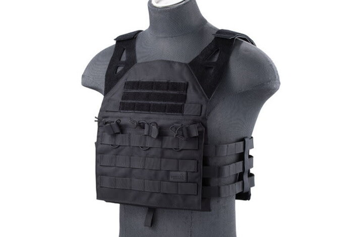 Lancer Tactical Lightweight Molle Tactical Vest with Retention Cords