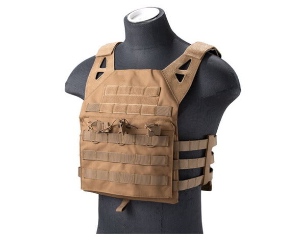 Lancer Tactical Lancer Tactical Lightweight Molle Tactical Vest with Retention Cords