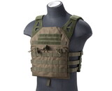 Lancer Tactical Lightweight Molle Tactical Vest with Retention Cords