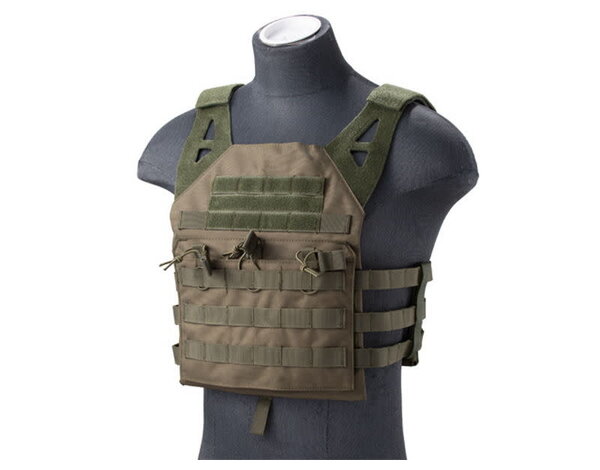 Lancer Tactical Lancer Tactical Lightweight Molle Tactical Vest with Retention Cords