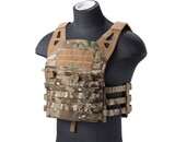 Lancer Tactical Lightweight Molle Tactical Vest with Retention Cords