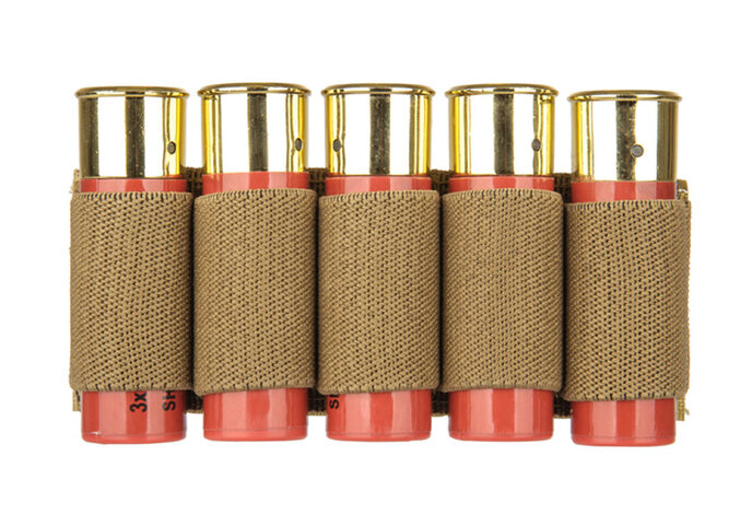 UKARMS 5 Shot Shell Holder Velcro Backed Dark Earth