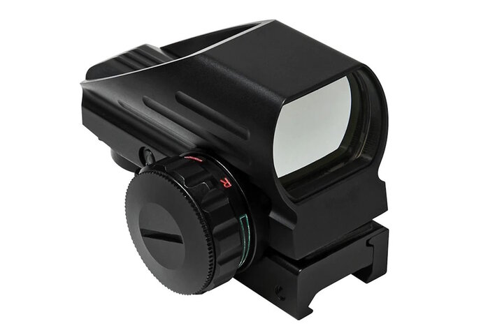 NcStar Compact Multi Reticle Reflex Sight Red/Green Dot/Bullseye/Cross/Starburst 4 Reticle
