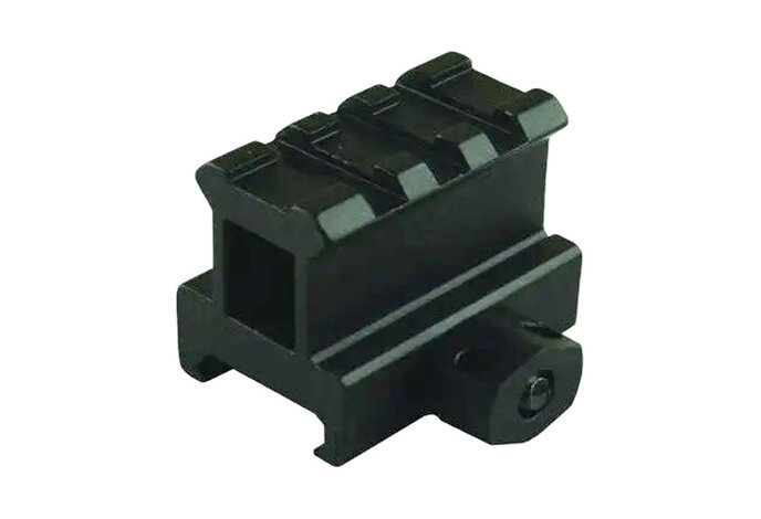 XTS 3 slot see through 1" riser weaver mount, aluminum