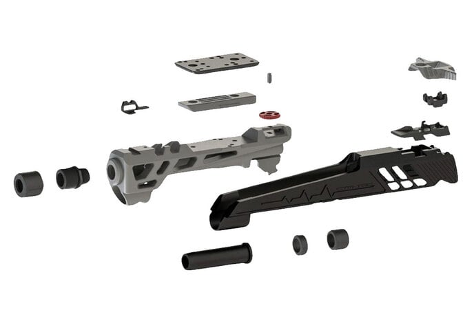 CTM TAC Flatline Split Slide Kit for Tokyo Marui Hi Capa 5.1