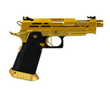 AEX Custom MINI JEFE – Tokyo Marui Hi Capa 4.3 GBB Pistol w/ EDGE & Dr. Black Upgrades, Gold
