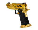 AEX Custom MINI JEFE – Tokyo Marui Hi Capa 4.3 GBB Pistol w/ EDGE & Dr. Black Upgrades, Gold