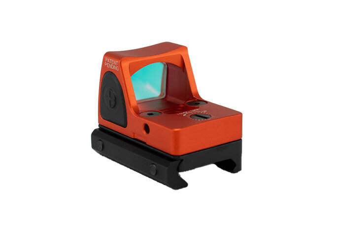 AEX RMR Sight with Weaver Mount, Red Dot, Orange