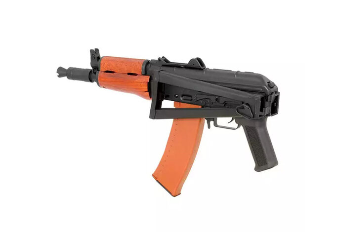 Cyma AKS-74U Stamped Steel Real Wood w/ Side Folding Stock
