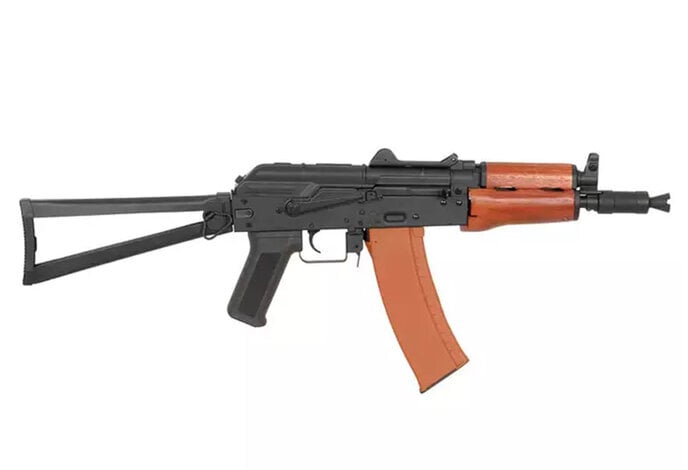 Cyma AKS-74U Stamped Steel Real Wood w/ Side Folding Stock