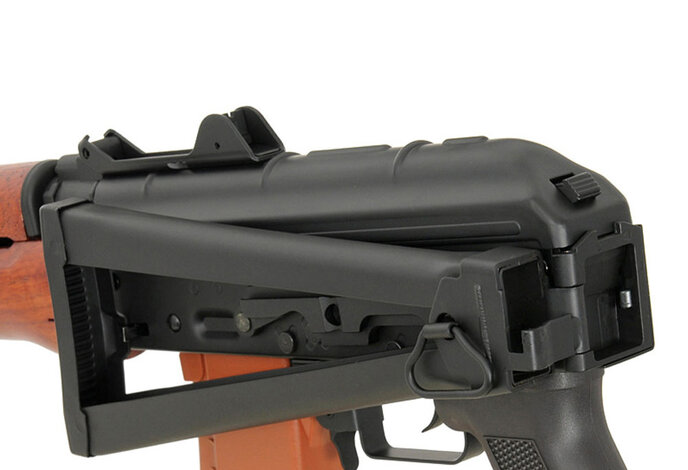 Cyma AKS-74U Stamped Steel Real Wood w/ Side Folding Stock