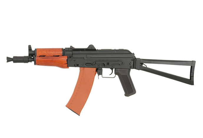 Cyma AKS-74U Stamped Steel Real Wood w/ Side Folding Stock