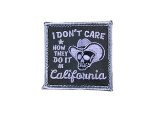 Tactical Outfitters Tactical Outfitters I DON'T CARE CALIFORNIA Morale Patch