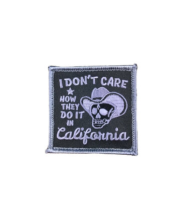 Tactical Outfitters Tactical Outfitters I DON'T CARE CALIFORNIA Morale Patch