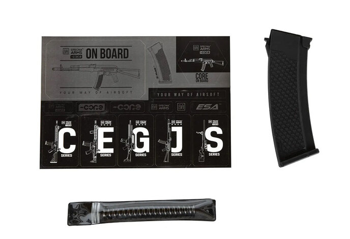 Specna Arms SA-J71 AK-74M AEG Rifle CORE Black Gun Only