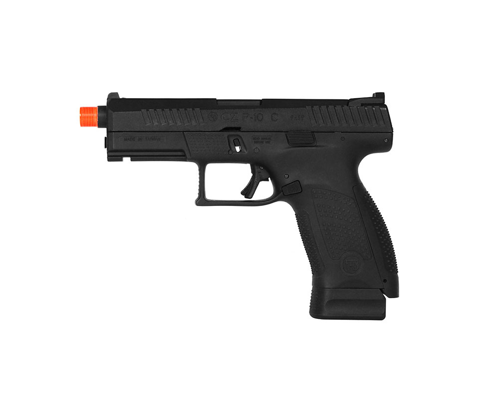 ASG ASG CZ P-10 C Optic Ready GBB with CO2 Magazine and 14mm CCW Threaded Barrel