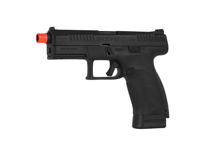 ASG CZ P-10 C Optic Ready GBB with CO2 Magazine and 14mm CCW Threaded Barrel
