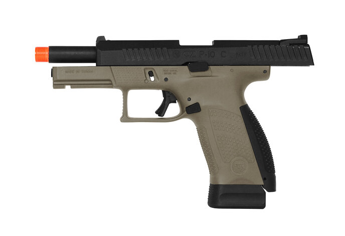 ASG CZ P-10 C Optic Ready GBB with CO2 Magazine and 14mm CCW Threaded Barrel