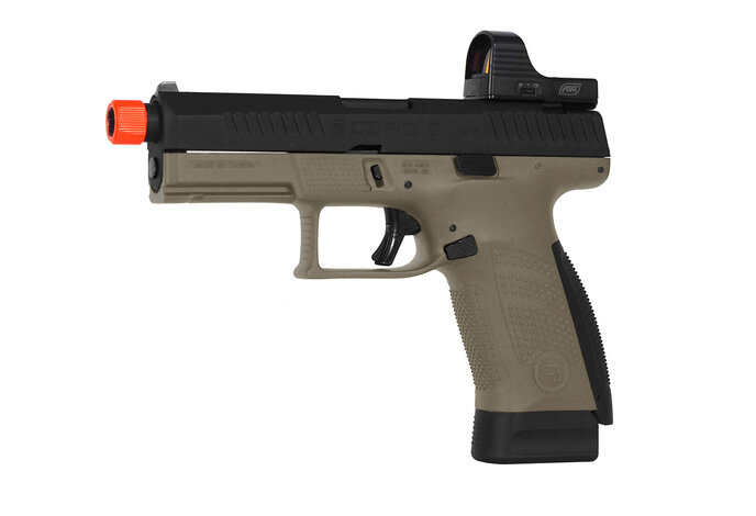 ASG CZ P-10 C Optic Ready GBB with CO2 Magazine and 14mm CCW Threaded Barrel
