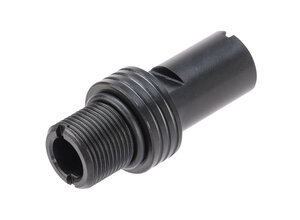 Angel Custom Angel Custom 12mm- to 14mm- CNC Steel Adapter for MP7 Series Airsoft AEG for Tokyo Marui MP7 / WELL R4