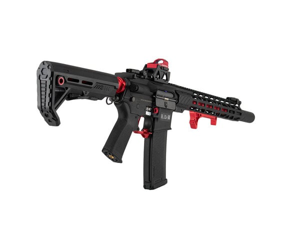 Airsoft Extreme AEX Custom BIG RED Specna Arms M4 AEG Rifle CORE Series M4 M-LOK Carbine SA-C24 Black